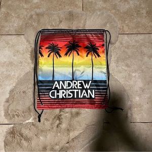 Andrew Christian Drawstring Bag Backpack